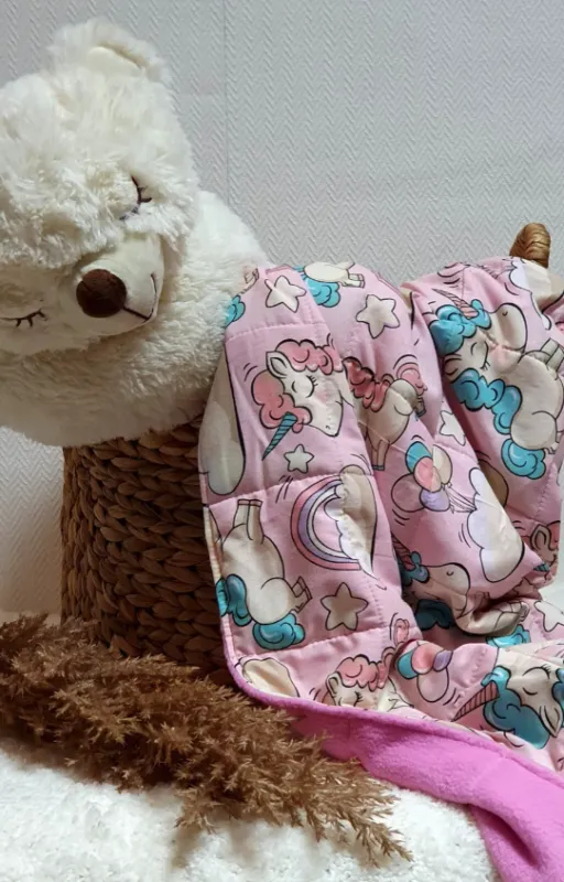 Dětská zátěžová přikrývka KUK na výběr dalších 180 motivů zobrazená látka má kód #46 1