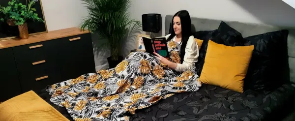 Zátěžová přikrývka KUK na výběr dalších 180 motivů zobrazená látkamá kód #137 1